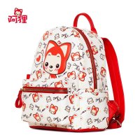 阿狸ali 梦之城可爱卡通情书游乐场双肩包 生日节日礼物