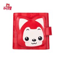 阿狸ali 梦之城可爱卡通表情短钱包 钱夹