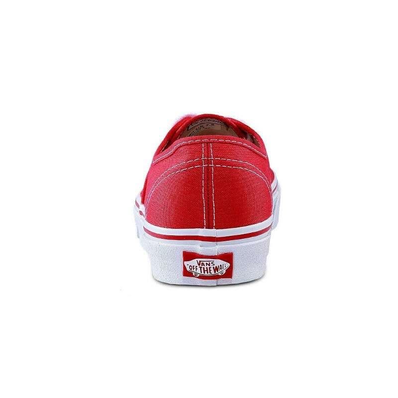 Vans/范斯 男鞋女鞋经典红色Authentic中性情侣款帆布鞋低帮休闲鞋 VN-0EE3RED12891图片