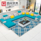 曲尚(Qushang) 沙发 布艺沙发 客厅沙发 转角组合沙发 大小户型布沙发8621