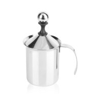 包邮400ml不锈钢打奶泡器花式咖啡拉花手动打奶泡器咖啡用具