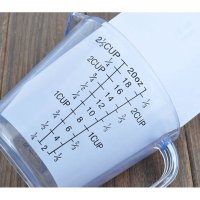 600ml透明塑料量杯带刻度量杯烘焙计量杯烘培工具