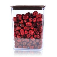 莱珍斯1.6升食品透明塑料密封罐零食储藏盒保鲜盒糖果收纳罐果粉盒