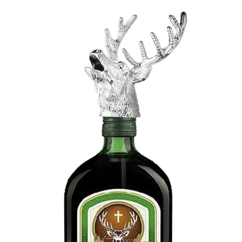 包邮创意鹿头酒嘴倒酒器红酒塞葡萄酒塞瓶塞个