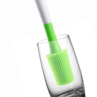 硅胶杯刷家用长柄清洁刷清洗保温瓶玻璃水杯软毛牛奶瓶刷厨房用刷