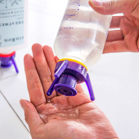 莱珍斯倒立式瓶盖厨房调料瓶支架浴室沐浴露洗发水防漏盖子6只装