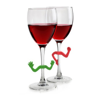 硅胶手型酒杯标记器手舞派对酒杯识别器杯子区分器区分标签6个装