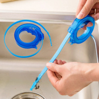 可伸缩管道疏通勾厨房水槽防堵清洁钩卫生间下水道厕所毛发清理器