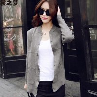 裳之梦2015秋装新款学院风韩版外套女秋冬针织衫薄开衫女秋冬款毛衣9131