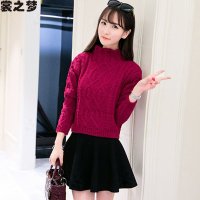裳之梦2015秋装新款韩版套头毛衣针织衫9309