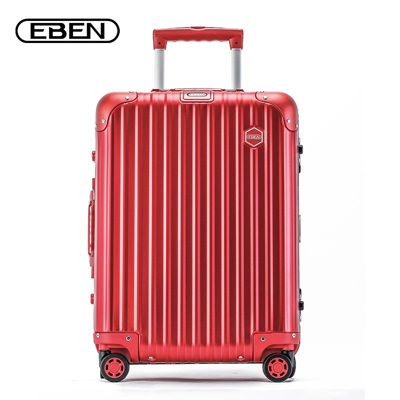 EBEN铝镁合金拉杆箱万向轮女旅行箱硬箱婚庆结婚20寸26寸箱子