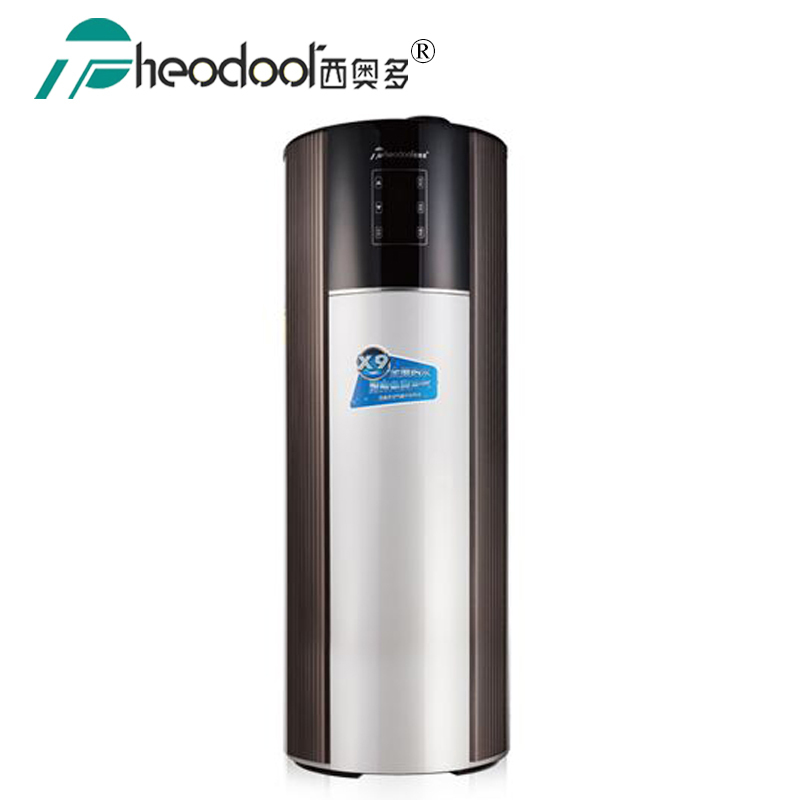 西奥多X9不锈钢系列空气能热水器一体机300L空气源热泵热水器小1匹RS-3.6FAD/300L