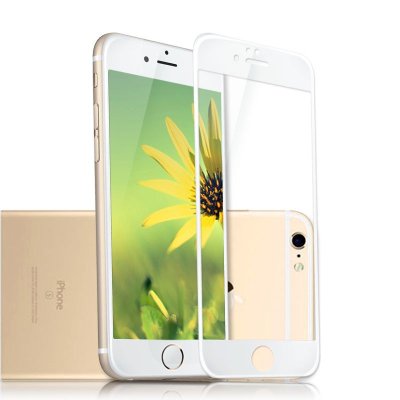 尚本 苹果iPhone6s/6s plus钢化膜 手机贴膜 尚本3D曲面 0.33mm高清防爆玻璃膜白色