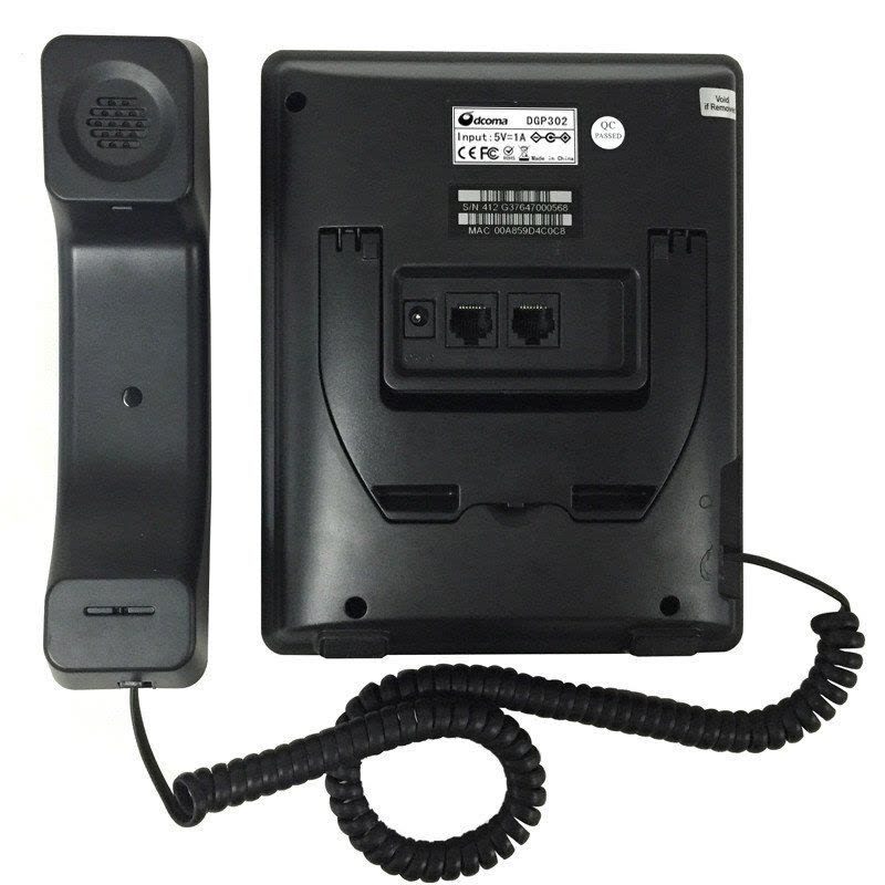 DCOMA 网络电话机 DGP302 2线SIP注册IP话机 SIP VOIP图片