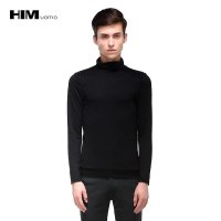 HIM汉崇专柜正品2015秋季新款简约时尚男士长袖T恤606039B