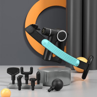 康仕坦按摩带筋膜枪专业级按摩仪便携充电款健身肌肉颈椎放松按摩器