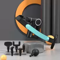 康仕坦按摩带筋膜枪专业级按摩仪便携充电款健身肌肉颈椎放松按摩器