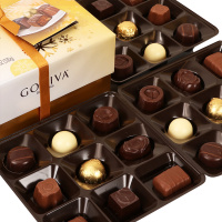GODIVA歌帝梵软心夹心巧克力27粒比利时进口金色礼盒装330g