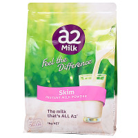 a2澳洲 新西兰 原装进口 3岁以上 特殊配方脱脂速溶奶粉1KG 保质期2020年11月及以后 保税区发货