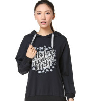 运动服 专柜正品 李宁运动生活系列女子套头连帽卫衣AWDJ708-2