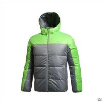 冬款李宁正品 男子双面穿运动羽绒服 短款男保暖羽绒服AYMH069