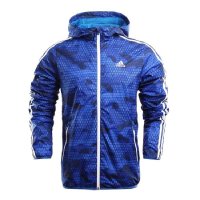 ADIDAS阿迪达斯2016春新款男运动服迷彩训练连帽防风夹克 AJ3669