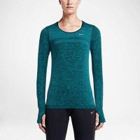 NIKE耐克2015年冬新款DRI-FIT女子跑步针织衫 644684-408