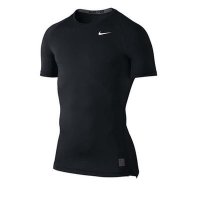 NIKE耐克2016春新款男短袖Pro紧身衣跑步速干T恤 826593-010
