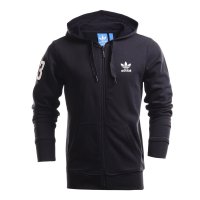 ADIDAS三叶草2016年男子春季新款运动针织夹克 AJ7099