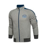 李宁卫衣 2016春新款男装收口开衫无帽运动外套 AWDL167-1-2-3-4