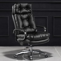 品仪 老板椅真皮电脑椅 家用办公椅子 可躺高档大班椅牛皮靠背椅子