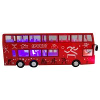 汇乐宝儿 电动玩具车公交车奥运快乐大巴 伦敦双层巴士语音灯光音乐 B958D