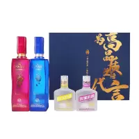 [赠品链接单拍不发]40度玫瑰白玉汾酒组合装475ml*2+125ml*2