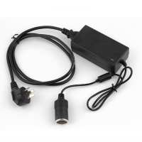 车载电源转换器 60W逆变器电源转换器车载220V转12V5A点烟器插头适配器车用转家用