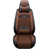 2020新款汽车坐垫亚麻360全包围座垫座椅套四季通用座垫