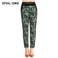 艾莱依2015新款中腰外穿修身小脚加厚羽绒裤女保暖ERAL1010C