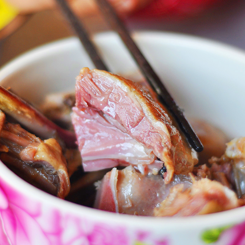 [中华特色]高邮馆 数鸭子 扬州风鹅 熟食 鹅肉1000g彩袋装 淮扬美食 华东