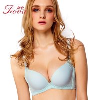 体会内衣品牌商场同款 简约无痕光面纯色聚拢调整型女士加厚文胸