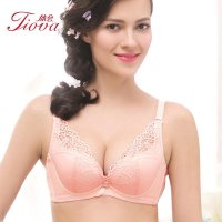 体会小胸丰挺聚拢 简约精致蕾丝 上薄下厚提托侧收调整文胸