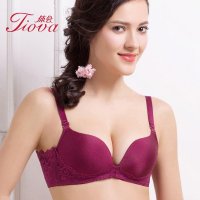 体会内衣2016春夏新品上市蕾丝无钢圈厚款超聚拢光面无痕文胸