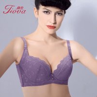 体会内衣聚拢调整型专柜正品简约蕾丝软绵杯舒适美背大码薄款文胸BQ0772