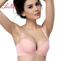 体会内衣专柜正品小胸超聚拢简约百搭蕾丝光面无痕女士调整型文胸