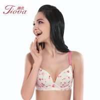 体会少女内衣薄款学院风卡通印花减龄薄模杯学生胸罩聚拢调整基础文胸BS0872
