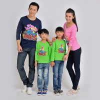 新款亲子装出游装 卡通纯棉长袖T恤喜羊羊13XYYAWF02