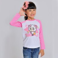 女童花朵休闲百搭纯棉长袖T恤 美羊羊13XYYAWG03
