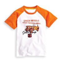 水果铺子夏季新款男童短袖T恤(橘黄色插肩)15FSXB05(07)
