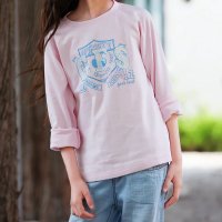 水果铺子春秋款女童印花纯棉长袖T恤12CG009