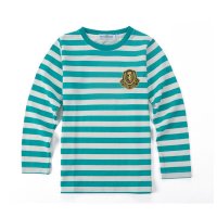 春季新款男童海军风彩条纯棉长袖T恤 水果铺子13FSSB14