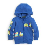 2016童装新款秋冬卡通带帽拉链卫衣 男童宝宝加绒卫衣14FSAWB04