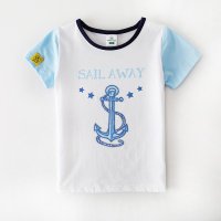 2016夏季新款男童纯棉短袖T恤夏日铁锚吸汗上衣FS227107